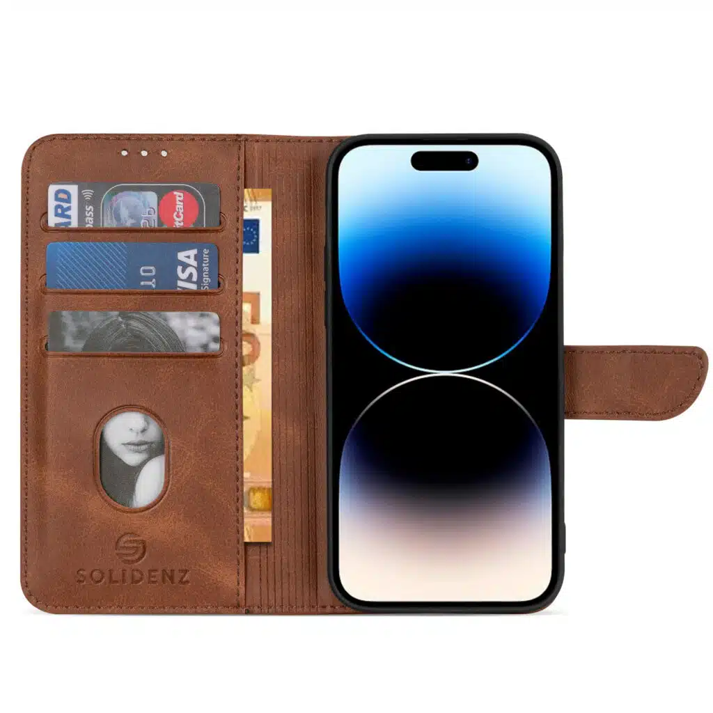 Solidenz – Bookcase – iPhone 17 Bruin - Afbeelding 4