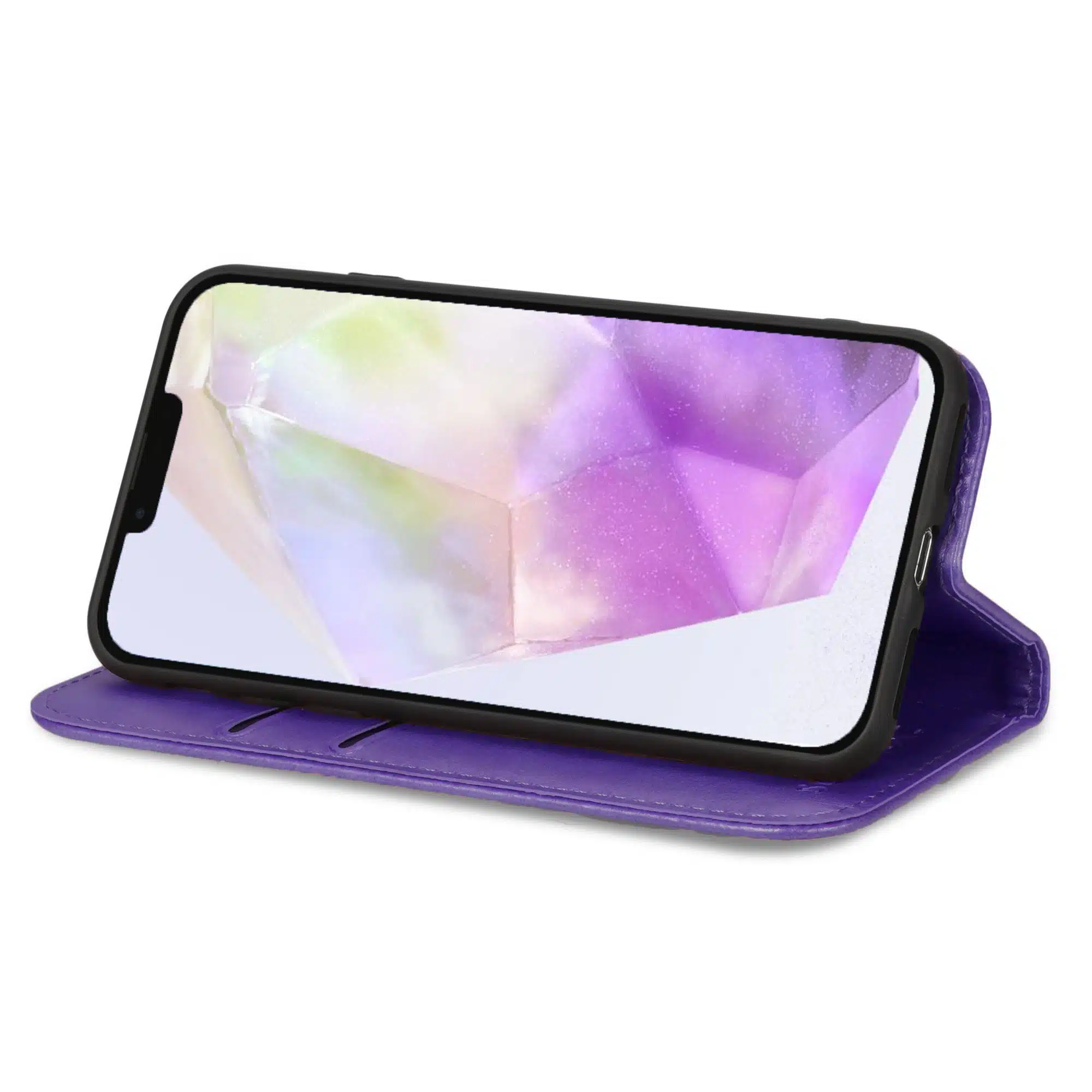 iPhone 17-Solidenz-Bookcase-Paars-5-Cityhoesje.nl