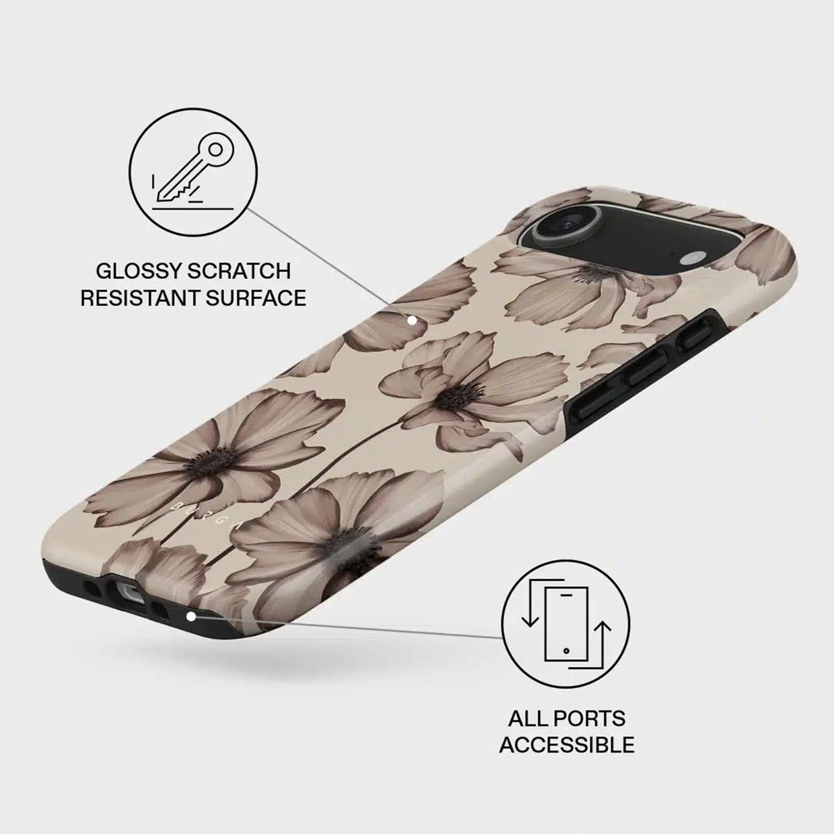 Burga - Backcover - Tough Case - iPhone 17 Air Magsafe- Bruin - Afbeelding 5