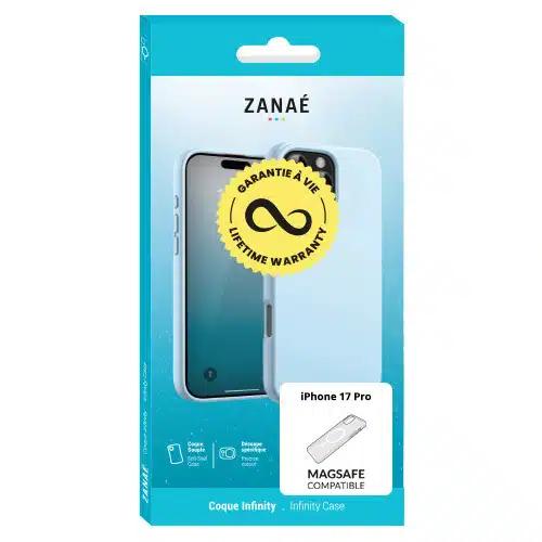 Zanaé-Backcover-iPhone 17 Pro-18 Pro-MagSafe-Licht Blauw - Afbeelding 3