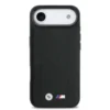 BMW iPhone 17 Air Backcover hoesje - MagSafe - Quilted Leather Case With Metal Logo - Zwart-3