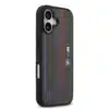 BMW iPhone 17 Backcover hoesje - MagSafe Kevlar Case With Printed Tricolor & Metal Logos - Zwart-4