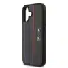 BMW iPhone 17 Backcover hoesje - MagSafe Kevlar Case With Printed Tricolor & Metal Logos - Zwart-5