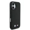 BMW iPhone 17 Backcover hoesje - MagSafe - Quilted Leather Case With Metal Logo - Zwart-4