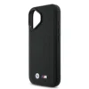 BMW iPhone 17 Backcover hoesje - MagSafe - Quilted Leather Case With Metal Logo - Zwart-5