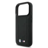 BMW iPhone 17 Pro Backcover hoesje - MagSafe - Quilted Leather Case With Metal Logo - Zwart-5
