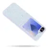 Casemania-3D Diamond Backcoveer-Samsung Z Flip 7-Blauw-2