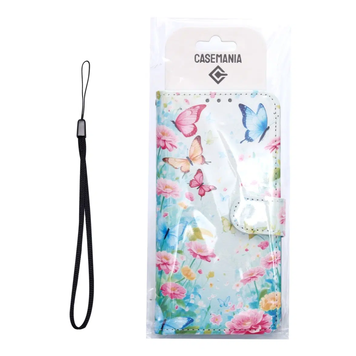 Casemania Iphone-17 Pro-Bookcase-Molti Bloemen Vlider -4-Cityhoesje.nl