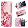 Casemania Iphone-17 Pro-Bookcase- Print-Bloemen Vlider Rood-1-Cityhoesje.nl