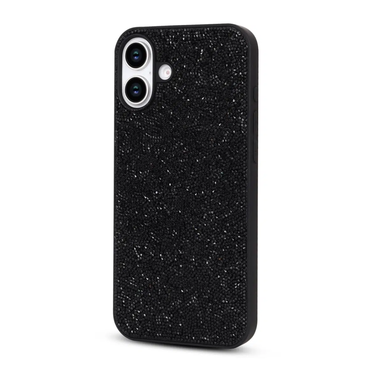 Casemania-iphone 17-Diamond Backcover-Zwart-2