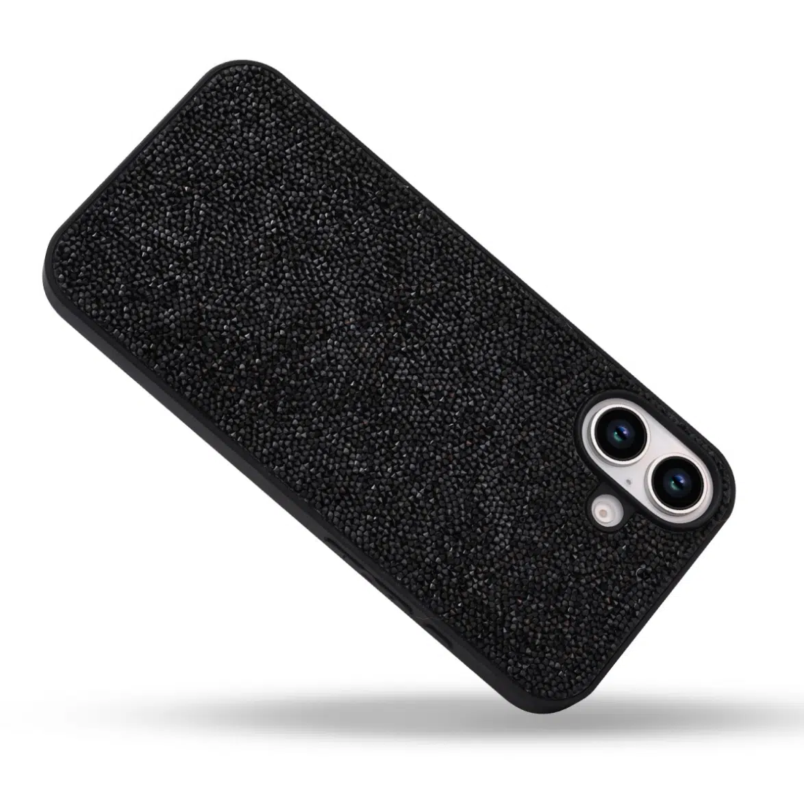 Casemania-iphone 17-Diamond Backcover-Zwart-4