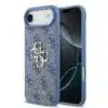 Guess iPhone 17 Air Back cover case - 4G - Big Metal Logo - Blauw-1