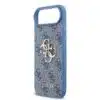 Guess iPhone 17 Air Back cover case - 4G - Big Metal Logo - Blauw-5