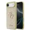 Guess iPhone 17 Air Back cover case - Big 4G - Fixed Glitter - Goud-1