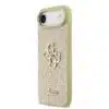 Guess iPhone 17 Air Back cover case - Big 4G - Fixed Glitter - Goud-4