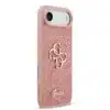 Guess iPhone 17 Air Back cover case - Big 4G - Fixed Glitter - Roze-2