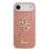 Guess iPhone 17 Air Back cover case - Big 4G - Fixed Glitter - Roze-3