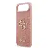 Guess iPhone 17 Air Back cover case - Big 4G - Fixed Glitter - Roze-5