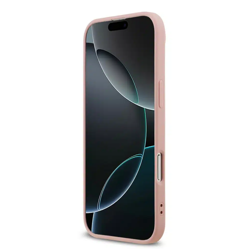 Guess iPhone 17 Air Back cover case - Big 4G - Fixed Glitter - Roze-7