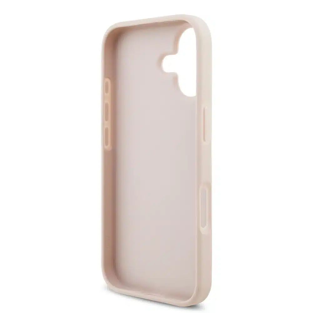 Guess iPhone 17 Back cover case - 4G - Big Metal Logo - Roze-6