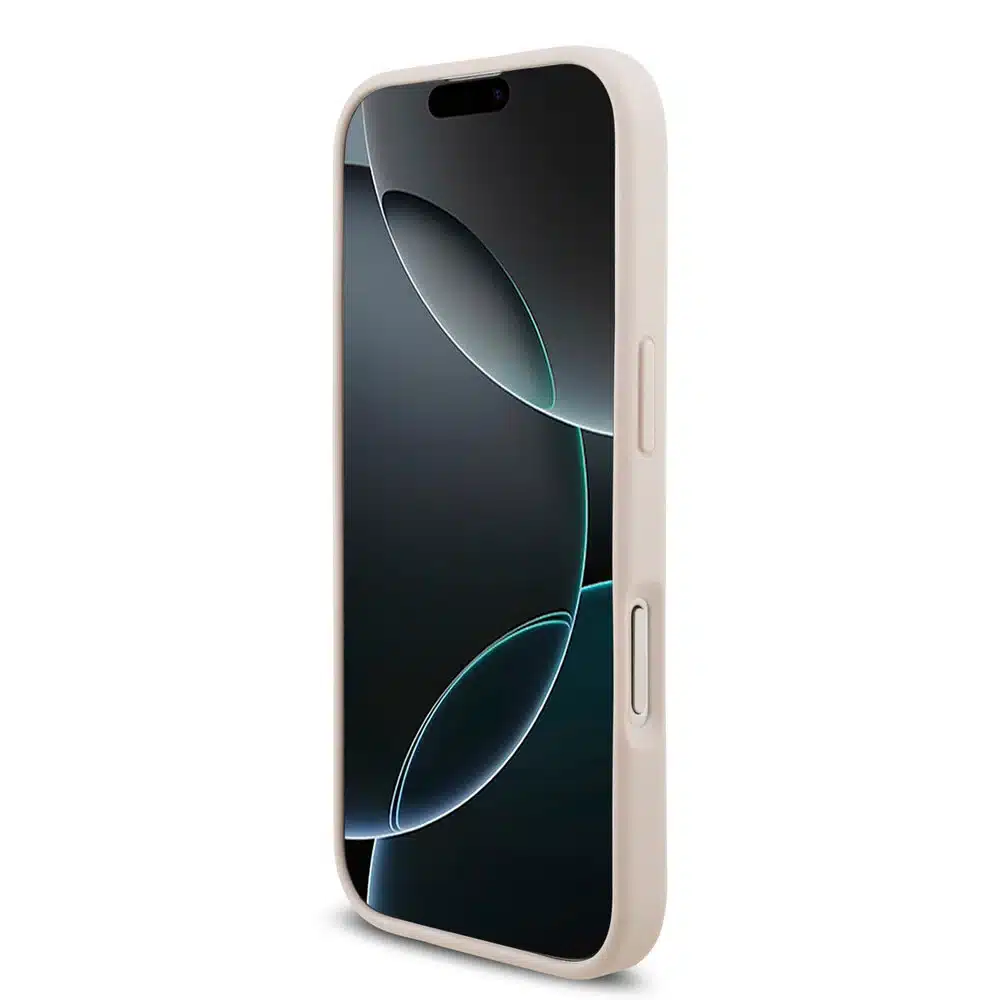 Guess iPhone 17 Back cover case - 4G - Big Metal Logo - Roze-7