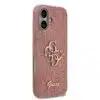 Guess iPhone 17 Back cover case - Big 4G - Fixed Glitter - Roze-2