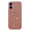 Guess iPhone 17 Back cover case - Big 4G - Fixed Glitter - Roze-3