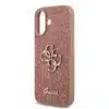 Guess iPhone 17 Back cover case - Big 4G - Fixed Glitter - Roze-5