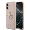 Guess iPhone 17 Back cover case - Grained - Big 4G Logo - Roze-1