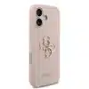 Guess iPhone 17 Back cover case - Grained - Big 4G Logo - Roze-2