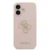 Guess iPhone 17 Back cover case - Grained - Big 4G Logo - Roze-3
