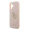 Guess iPhone 17 Back cover case - Grained - Big 4G Logo - Roze-5