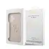 Guess iPhone 17 Back cover case - Grained - Big 4G Logo - Roze-8