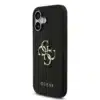 Guess iPhone 17 Back cover case - Grained - Big 4G Logo - Zwart-4