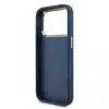 Guess iPhone 17 Pro Back cover case - 4G - Big Metal Logo - Gold Edge - Blauw-6
