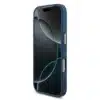 Guess iPhone 17 Pro Back cover case - 4G - Big Metal Logo - Gold Edge - Blauw-7