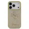 Guess iPhone 17 Pro Back cover case - Big 4G - Fixed Glitter - Goud-3