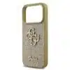 Guess iPhone 17 Pro Back cover case - Big 4G - Fixed Glitter - Goud-5