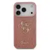 Guess iPhone 17 Pro Back cover case - Big 4G - Fixed Glitter - Roze-3