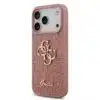 Guess iPhone 17 Pro Back cover case - Big 4G - Fixed Glitter - Roze-5