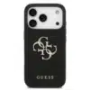 Guess iPhone 17 Pro Back cover case - Grained - Big 4G Logo - Zwart-3