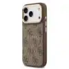 Guess iPhone 17 Pro Back cover case - Magsafe PU Leather - 4G Classic Logo - Bruin-4