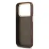 Guess iPhone 17 Pro Back cover case - Magsafe PU Leather - 4G Classic Logo - Bruin-6