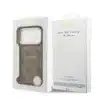 Guess iPhone 17 Pro Back cover case - Magsafe PU Leather - 4G Classic Logo - Bruin-8