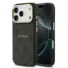 Guess iPhone 17 Pro Back cover case - Magsafe PU Leather - 4G Classic Logo - Zwart-1