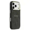 Guess iPhone 17 Pro Back cover case - Magsafe PU Leather - 4G Classic Logo - Zwart-2