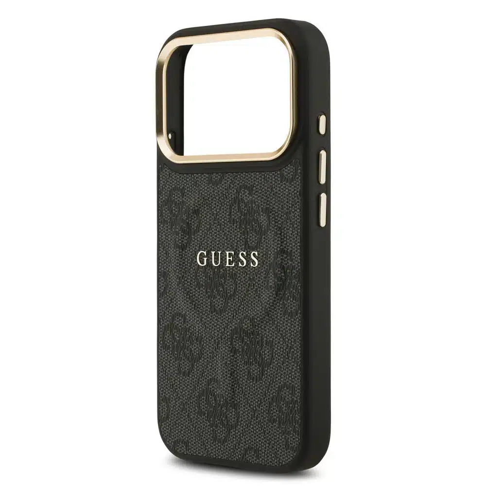 Guess iPhone 17 Pro Back cover case - Magsafe PU Leather - 4G Classic Logo - Zwart-5