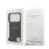 Guess iPhone 17 Pro Back cover case - Magsafe PU Leather - 4G Classic Logo - Zwart-8