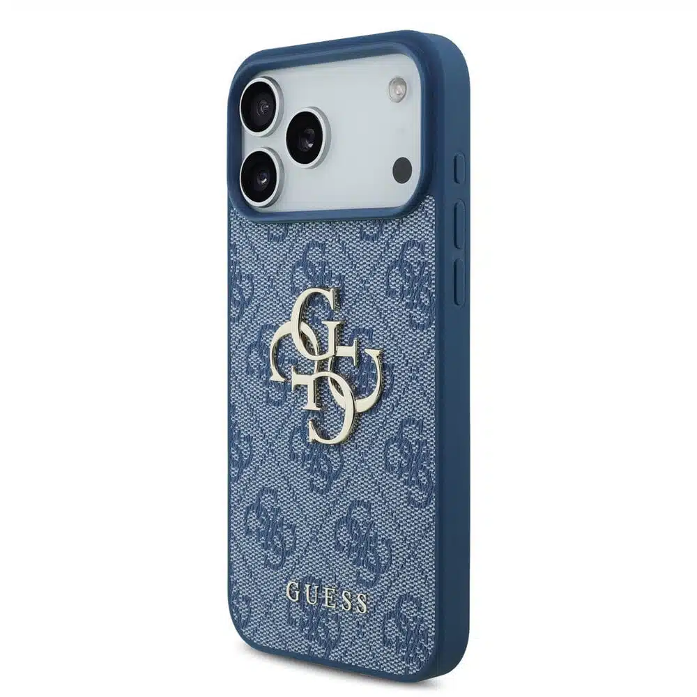 Guess-Backcover-4G-Big Metal Logo-iPhone 17 Pro Max-18 pro Max-Blauw - Afbeelding 2