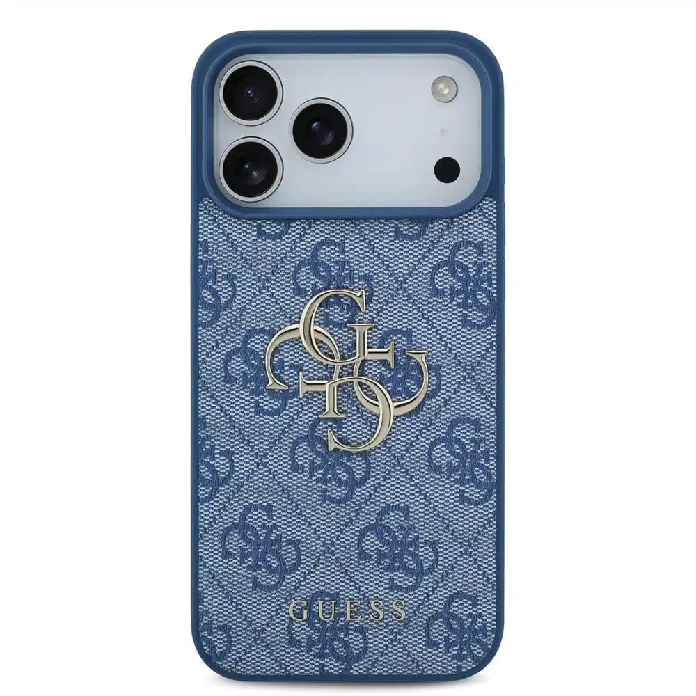 Guess-Backcover-4G-Big Metal Logo-iPhone 17 Pro Max-18 pro Max-Blauw - Afbeelding 3